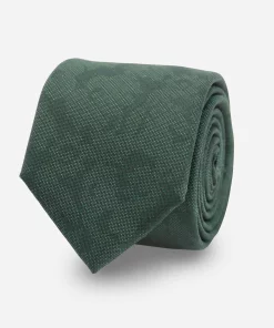 Refinado Floral Hunter Green Tie