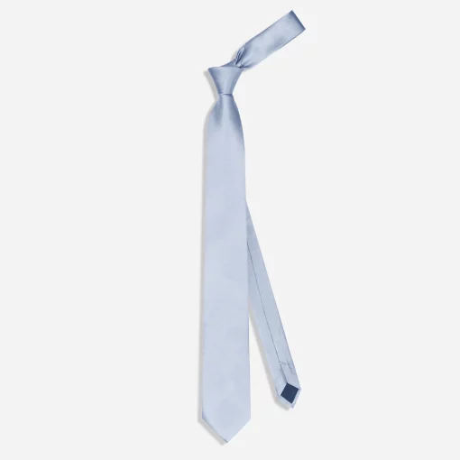 Grosgrain Solid Dusty Blue Tie