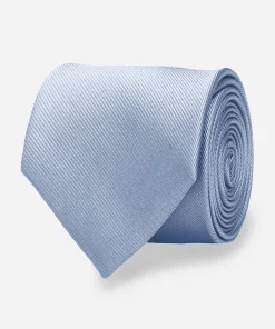 Grosgrain Solid Dusty Blue Tie